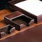 Dacasso Dark Brown Bonded Leather 4" x 6" Memo Holder AG-3609 - alternate 7
